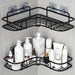 1pc Estante de esquina de acero para baño - Quierox - Tienda Online