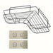 1pc Estante de esquina de acero para baño - Quierox - Tienda Online