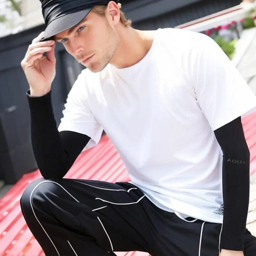 1pc Manga de Protección Solar Elástica y Versátil para Hombres - Quierox - Tienda Online