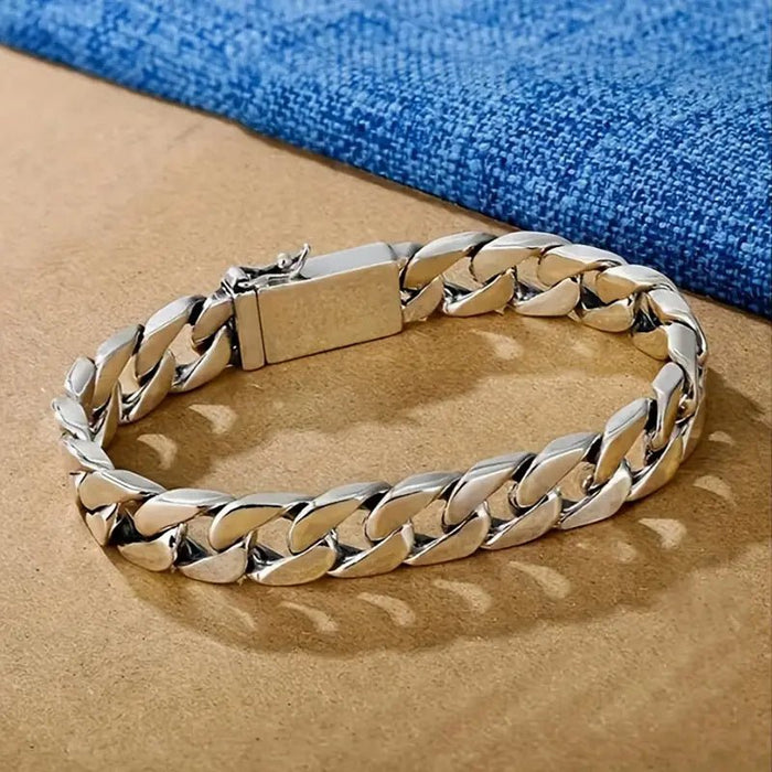 1pc Pulsera de Cadena Cubana Retro Hip Hop - Quierox - Tienda Online