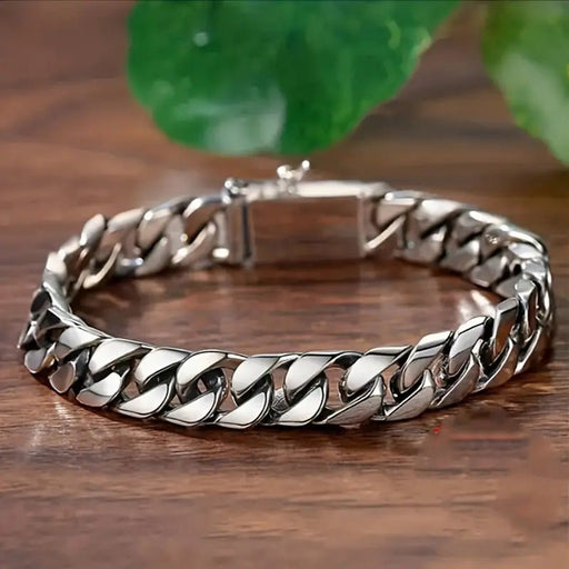 1pc Pulsera de Cadena Cubana Retro Hip Hop - Quierox - Tienda Online