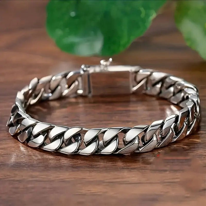 1pc Pulsera de Cadena Cubana Retro Hip Hop - Quierox - Tienda Online