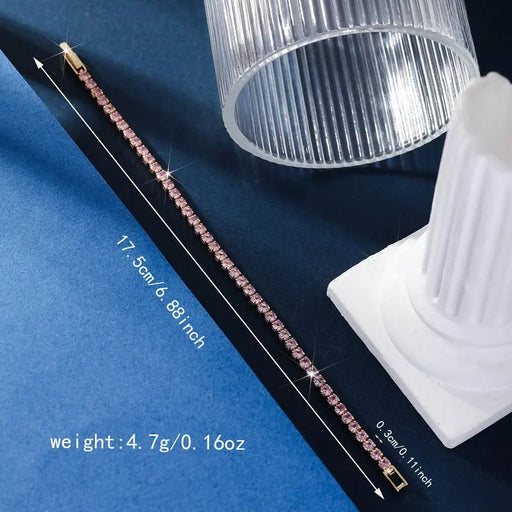 1pc Pulsera Rosa de Moda, Super Flash Light Joyería de Moda de Lujo - Quierox - Tienda Online