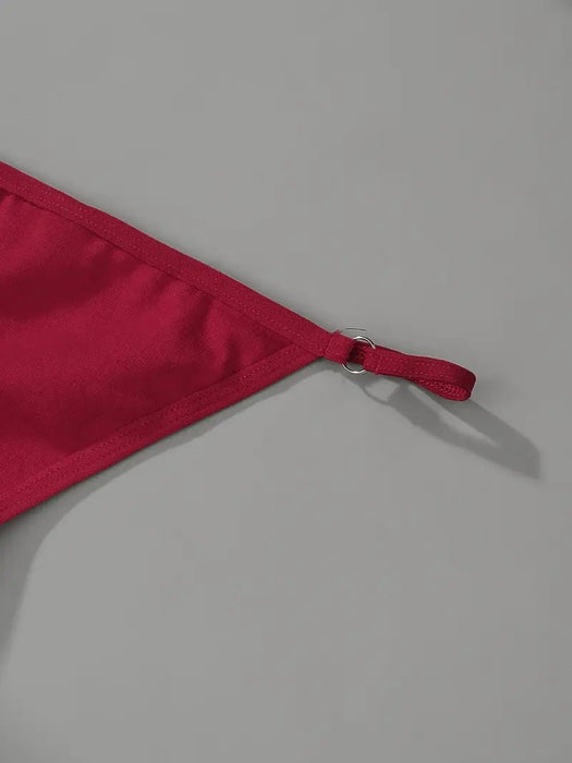 1pc Tanga Sólida, Bragas Íntimas Sexys Cómodas y Transpirables - Quierox - Tienda Online