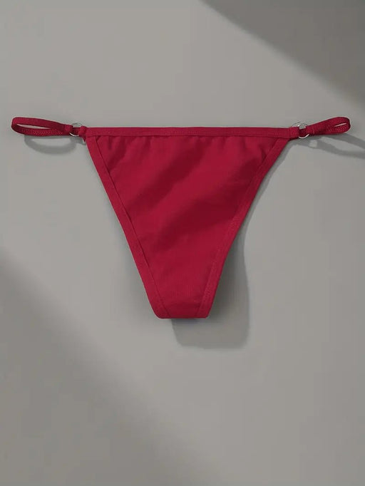 1pc Tanga Sólida, Bragas Íntimas Sexys Cómodas y Transpirables - Quierox - Tienda Online
