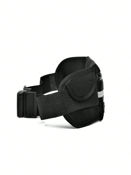 1 Riñonera  unisex deportiva para fitness, impermeable para teléfono móvil, ajustada.