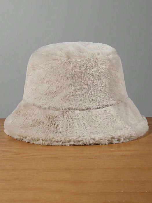 SHEIN 1 gorro de pescador suave, cálido y versátil, que combina con todo para mujer
