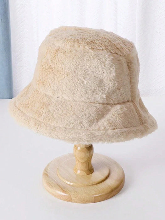 SHEIN 1 gorro de pescador suave, cálido y versátil, que combina con todo para mujer