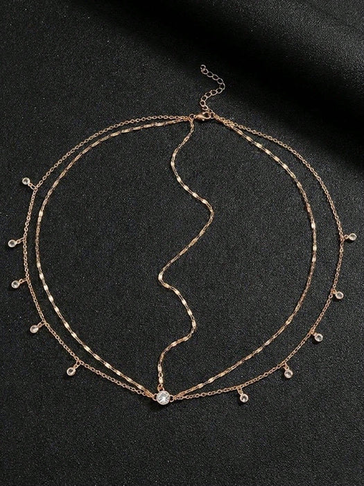 Shein 1 unidad de cadena para el cabello con diamantes de imitación en forma de gota de agua estilo bohemio