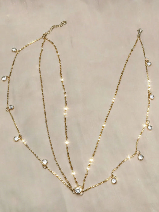 Shein 1 unidad de cadena para el cabello con diamantes de imitación en forma de gota de agua estilo bohemio