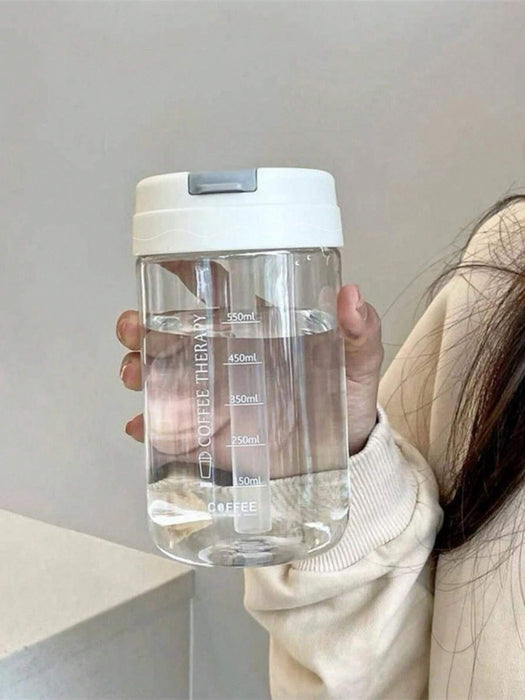 1 botella de agua transparente