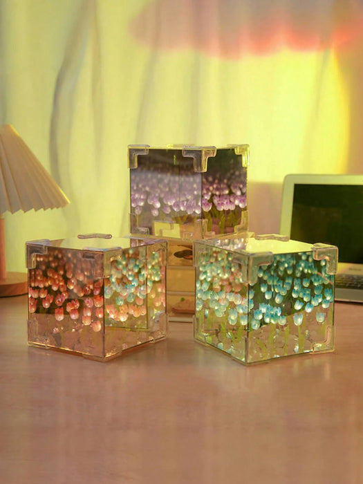 SHEIN kit de adorno de luz nocturna con forma de tulipán, materiales para crear un regalo sorpresa