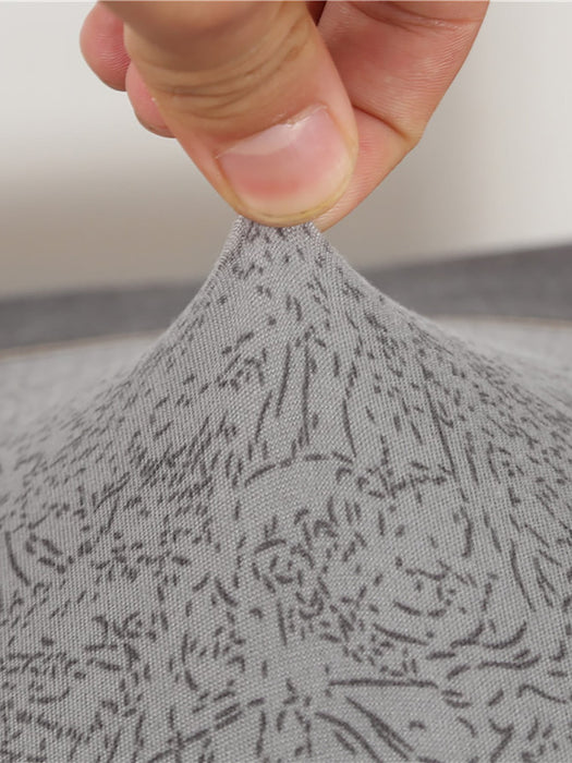 1 funda elástica para asiento de sofá con estampado geométrico