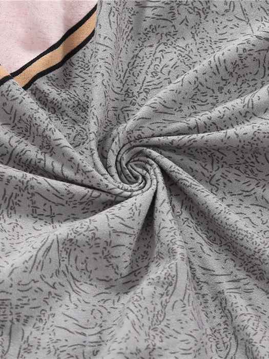 1 funda elástica para asiento de sofá con estampado geométrico