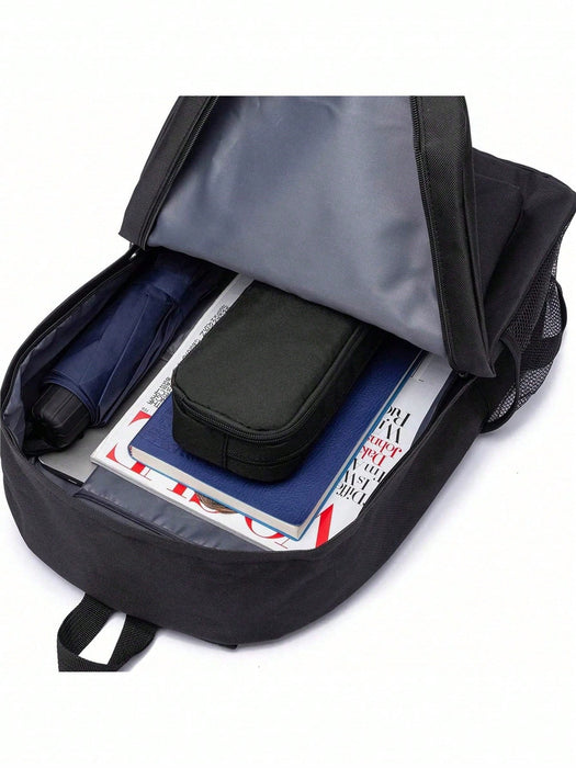 SHEIN Estuche para lápices de gran capacidad, organizador multifuncional simple y resistente para adultos