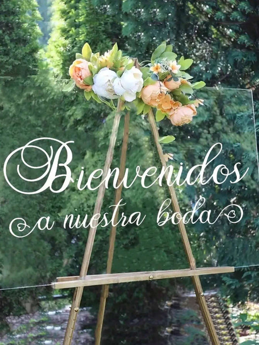 1 unidad de adhesivo de pared con eslogan creativo personalizado, para bodas