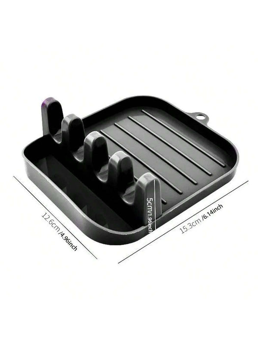 1pcs de soporte para tapas de ollas/sartén, escurridor multiusos para utensilios de cocina