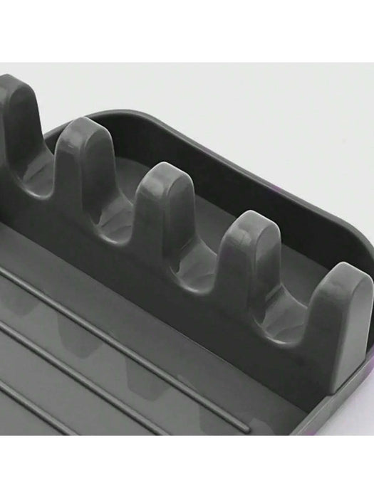 1pcs de soporte para tapas de ollas/sartén, escurridor multiusos para utensilios de cocina
