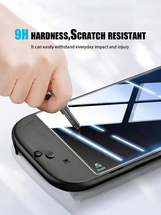 1 Protector de pantalla, compatible con Switch 2, a prueba de huellas dactilares