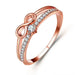 1pcs Anillo de promesa Infinity con corte de diamante para mujer - Quierox - Tienda Online