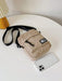 1pcs Bolso bandolera para hombres, de hombro, estampado de letra - Quierox - Tienda Online