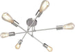 1pcs Candelabro de rama con 6 lámparas y casquillo de bombilla, Diseño creativo moderno - Quierox - Tienda Online
