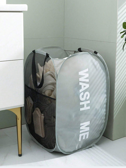 1pcs Cesta plegable para ropa sucia del hogar, de lavandería tipo barril - Quierox - Tienda Online