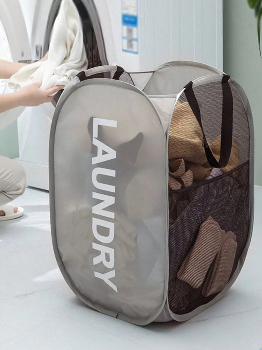 1pcs Cesta plegable para ropa sucia del hogar, de lavandería tipo barril - Quierox - Tienda Online