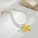 1pcs Collar Con Colgante De Estrella De Mar - Quierox - Tienda Online