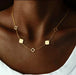 1pcs Collar con colgante de trébol de cuatro hojas, diseño de la suerte - Quierox - Tienda Online