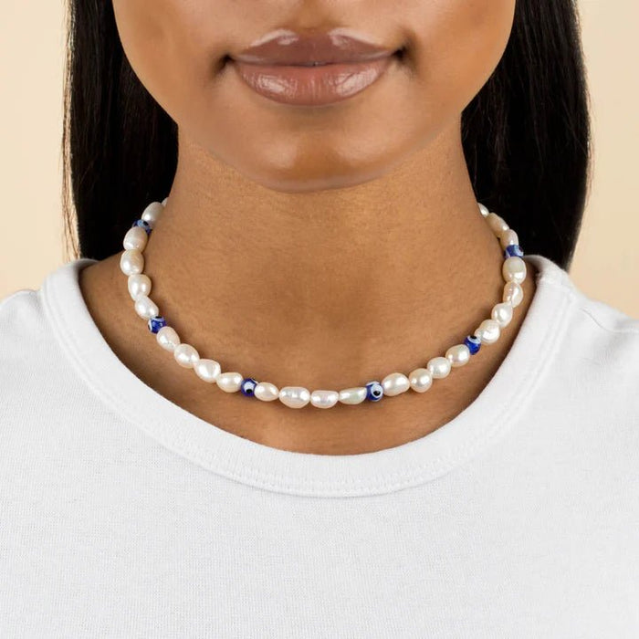 1pcs Collar de perlas con el ojo turco - Quierox - Tienda Online