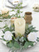 1pcs Corona de flores artificiales para vela, adecuada para decoración - Quierox - Tienda Online