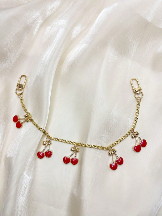 1pcs de accesorio de cadena de cereza de moda para bolso - Quierox - Tienda Online