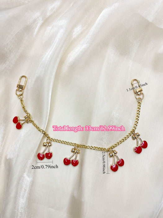 1pcs de accesorio de cadena de cereza de moda para bolso - Quierox - Tienda Online