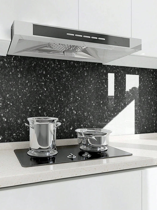 1pcs de adhesivo autoadhesivo de cocina con diseño de mármol negro - Quierox - Tienda Online