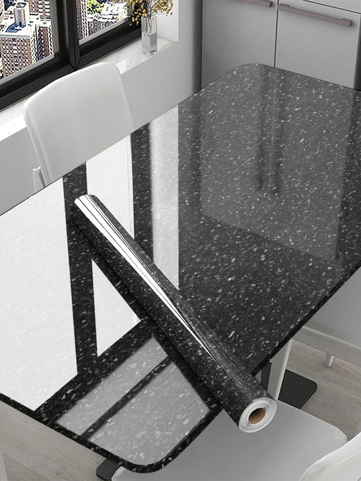 1pcs de adhesivo autoadhesivo de cocina con diseño de mármol negro - Quierox - Tienda Online