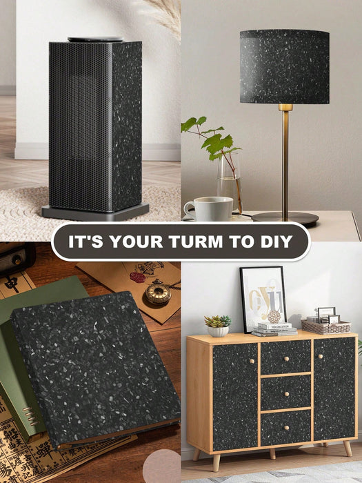 1pcs de adhesivo autoadhesivo de cocina con diseño de mármol negro - Quierox - Tienda Online