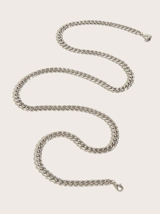1pcs de cadena para la cintura de mujer con colgante de corazón y cadena plana - Quierox - Tienda Online