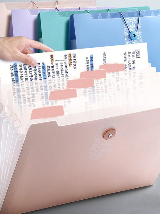 1pcs de carpeta organizadora para exámenes de estudiantes, clip para papel - Quierox - Tienda Online