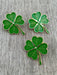 1pcs Elegante Trébol de Cuatro Hojas Verde Suerte Broche para Celebraciones - Quierox - Tienda Online