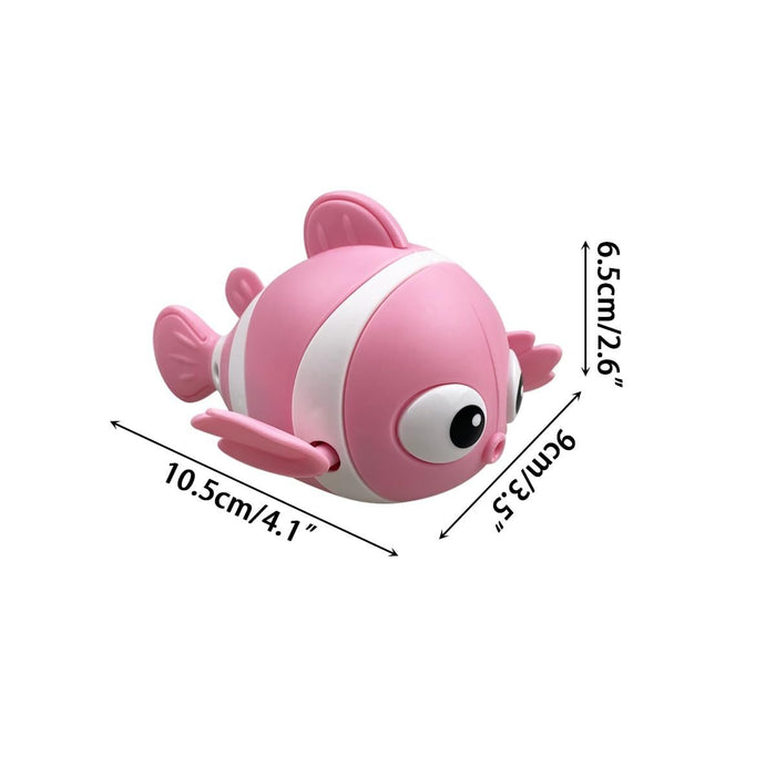 1pcs Juguete de pez payaso de cuerda flotante y colorido, para la hora del baño infantil - Quierox - Tienda Online
