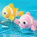 1pcs Juguete de pez payaso de cuerda flotante y colorido, para la hora del baño infantil - Quierox - Tienda Online