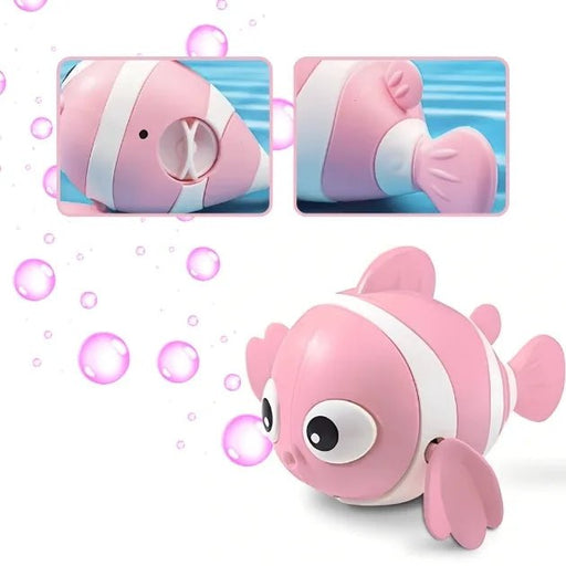 1pcs Juguete de pez payaso de cuerda flotante y colorido, para la hora del baño infantil - Quierox - Tienda Online