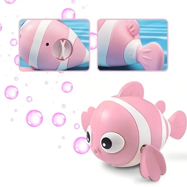 1pcs Juguete de pez payaso de cuerda flotante y colorido, para la hora del baño infantil - Quierox - Tienda Online