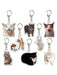 1pcs Llavero de mascota con colgante de acrílico con foto de gato, para mochila - Quierox - Tienda Online