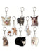 1pcs Llavero de mascota con colgante de acrílico con foto de gato, para mochila - Quierox - Tienda Online