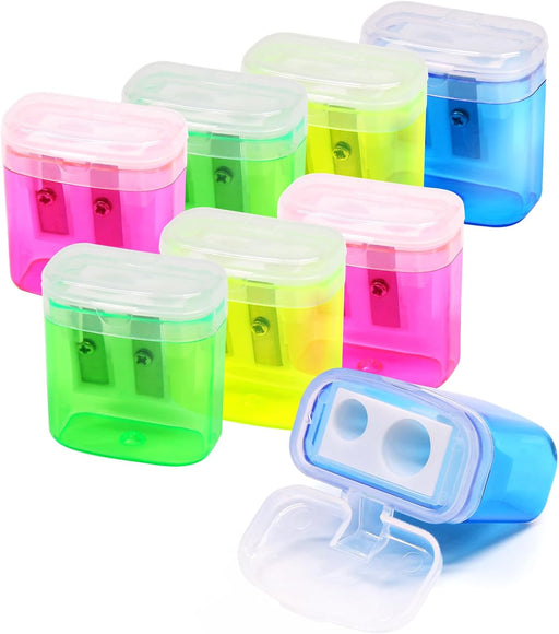 1pcs Sacapunta pequeño manual para niños, de doble agujero - Quierox - Tienda Online