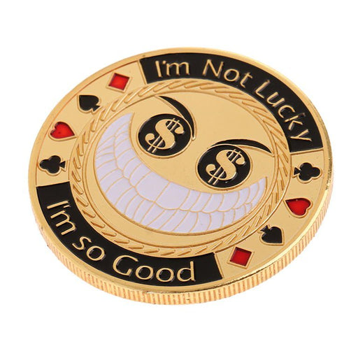 1x Metal Poker Guard Card Protector Moneda Chip Chapado en oro - Quierox - Tienda Online
