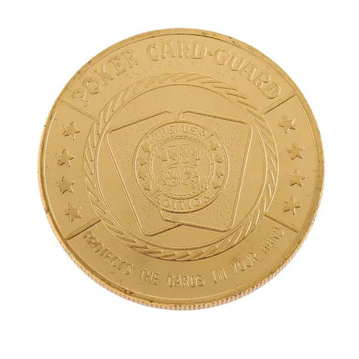 1x Metal Poker Guard Card Protector Moneda Chip Chapado en oro - Quierox - Tienda Online
