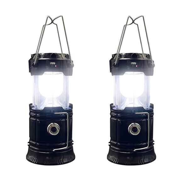 Linternas LED plegables BN-LINK (paquete de 2), linternas solares recargables, ligeras e impermeables